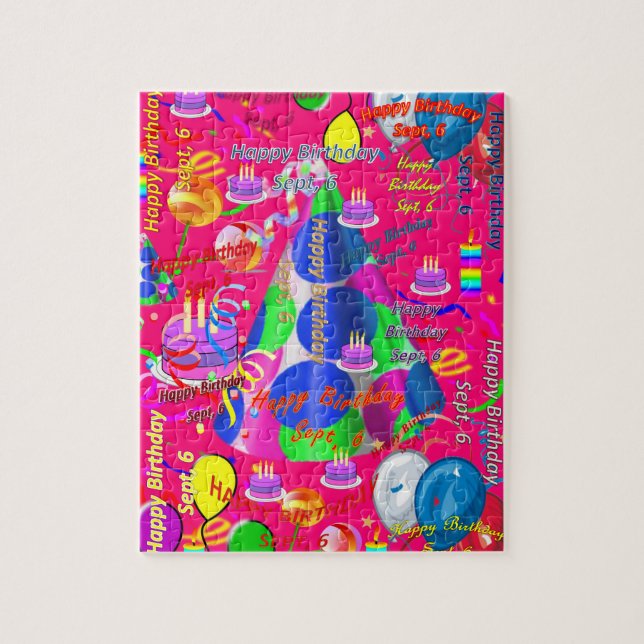 6. September, Jigsaw Puzzle (Vertikal)