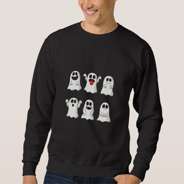 6 Shade Of Boo Happy Halloween Spooky Season Sweatshirt (Vorderseite)