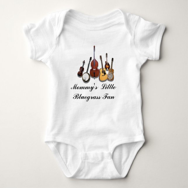 6 STÜCKBLUEGRASS BAND-T-SHIRT BABY STRAMPLER (Vorderseite)