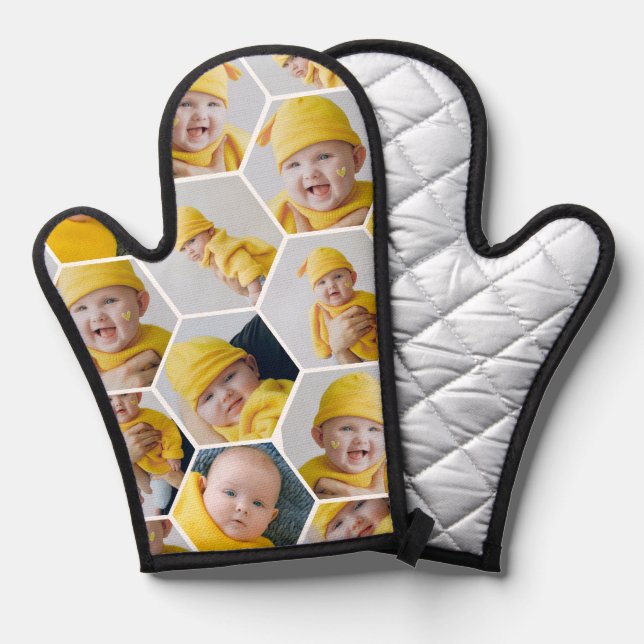 6 Vorlage für die FotoCollage Personalisiert Ofenhandschuh (Vorderseite/Rückseite)