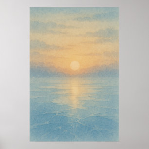 6. Winter, hell, saisonale Zeitschrift Poster