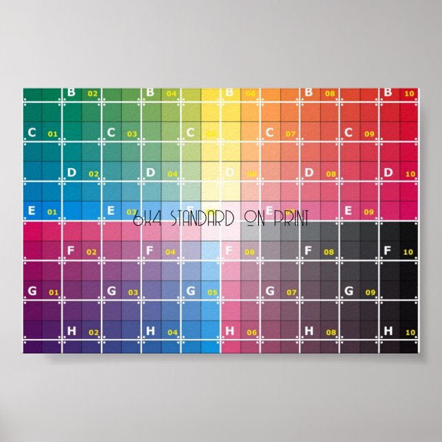 6 x 4 Druck Poster (Vorne)