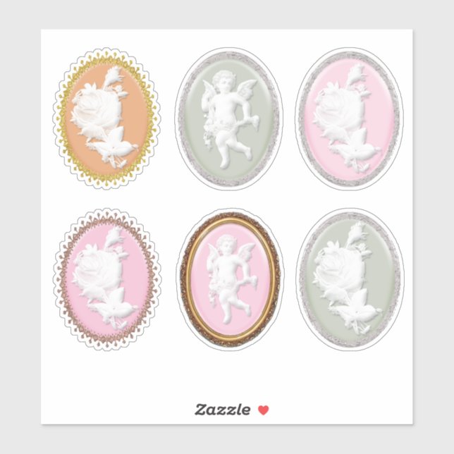 6 x Beautiful Scrapbooking Cardmaking Geschenke Ca Aufkleber (Blatt)