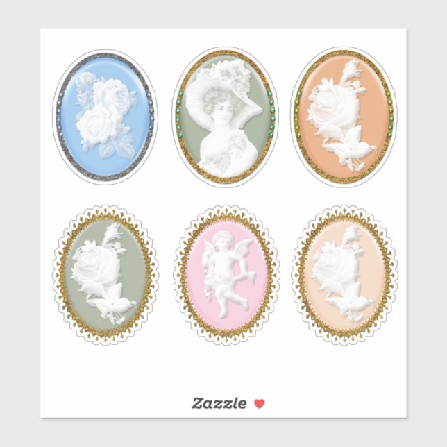 6 x Beautiful Scrapbooking Cardmaking Geschenke Ca Aufkleber (Blatt)