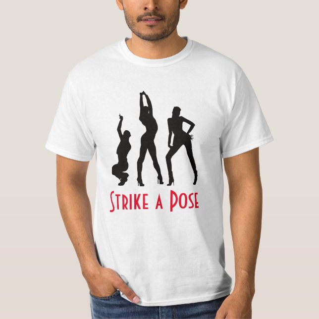 6 x Vogue Dancer Silhouetten T-Shirt (Vorderseite)