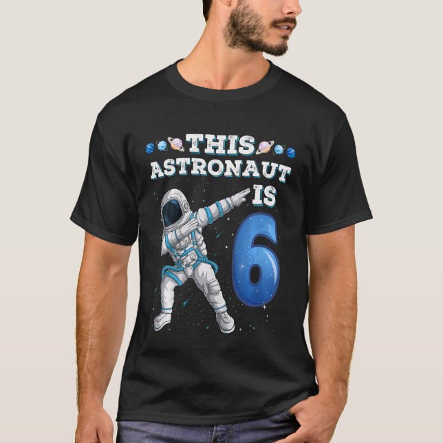 6 Year Old Birthday Boy Spa T-Shirt (Vorderseite)