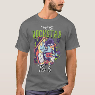 6th Birthday The Birthday Boys Rockstar Guitar T-Shirt