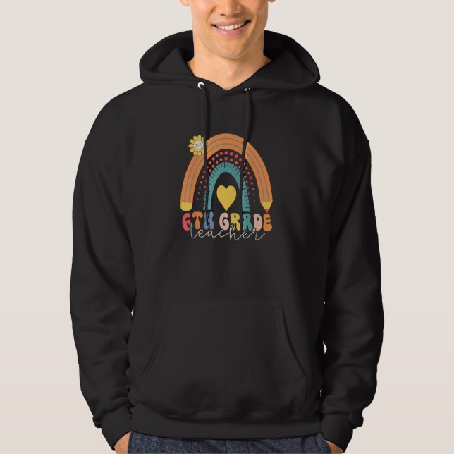 6th Grade Team Teacher Student Back to School 6th  Hoodie (Vorderseite)