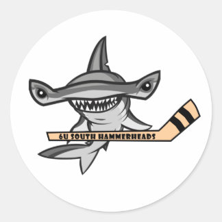 6U Hammerheads Frühjahr 2022 Runder Aufkleber