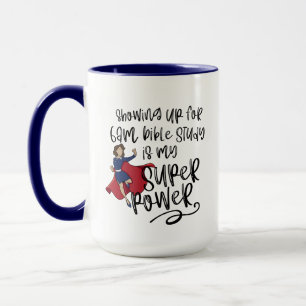 6Uhr SISTER SUPER POWER (Light Skin) Navy Zwei-Ton Tasse