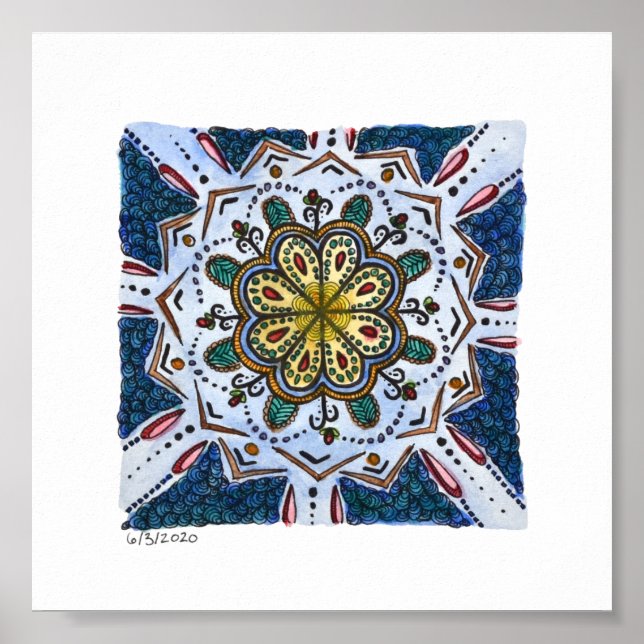 6x6 Print - 6-3-2020 Poster (Vorne)