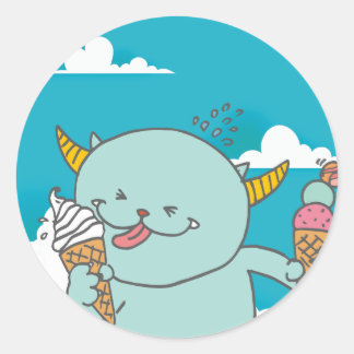 7月モンスターシール。 RUNDER AUFKLEBER