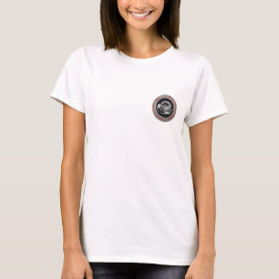 [700] Heiliger Silberskorpion auf Schwarz T-Shirt