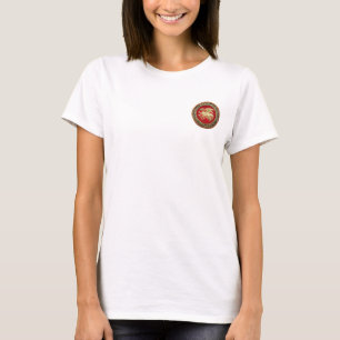 [700] Isländischer Drache, Landvættir [Gold] T-Shirt