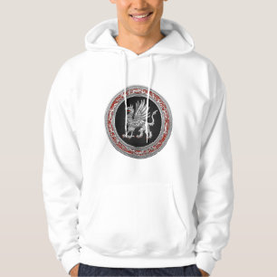 [700] Sacred Silver Griffin Hoodie