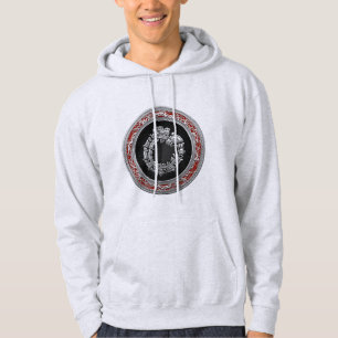 [700] Schlangengott Quetzalcoatl [Silber] Hoodie