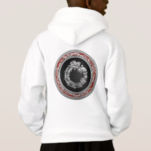 [700] Serpent God Quetzalcoatl [Silver] Hoodie