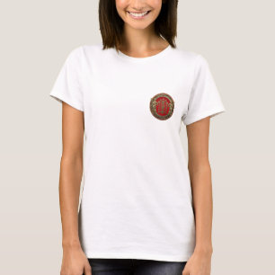 [700] Zwei goldene Ninurtas mit Baum des Lebens T-Shirt