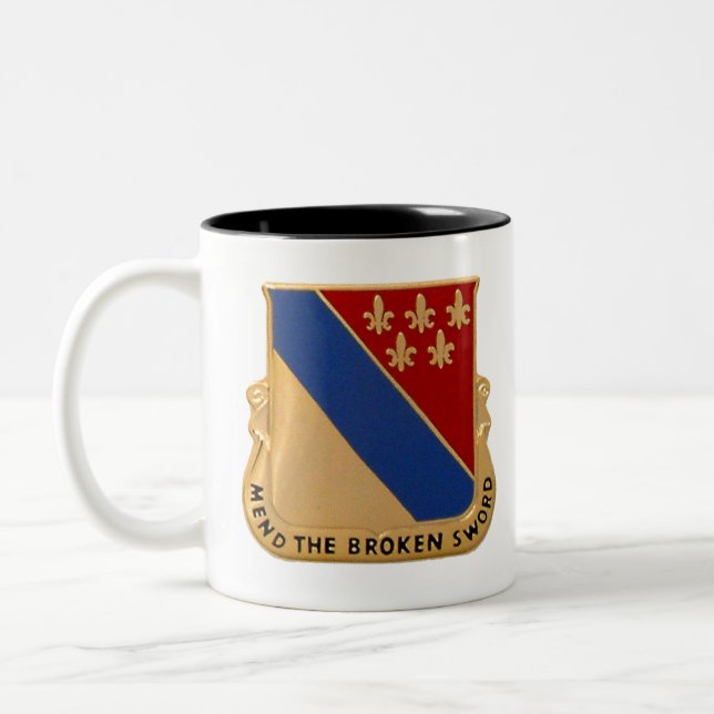 702 MSB-Wappen Zweifarbige Tasse (Links)