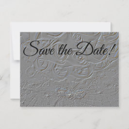 7060-E-Embossed Bouquet & Rings Postkarte