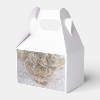 7060-Wedding Bouquet & Rings Geschenkschachtel