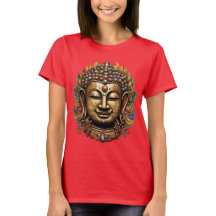 70 Buddha Manjusri - buddhistischer Maske-T - Shir