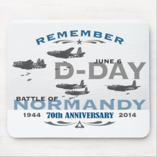 70. D-Day Air Battle of Normandie Jahrestag Mousepad