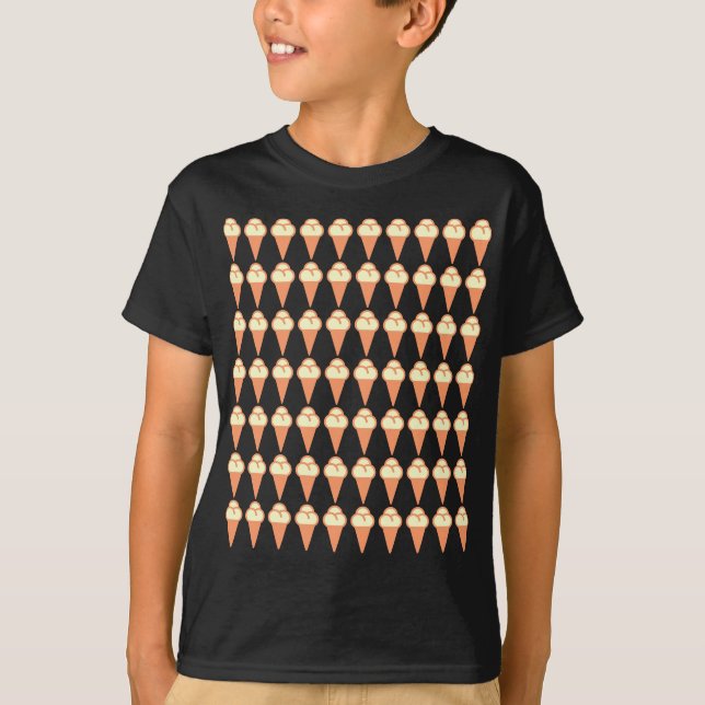 70 Eiscremes T-Shirt (Vorderseite)