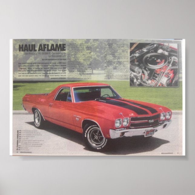 '70 El Camino Poster (Vorne)