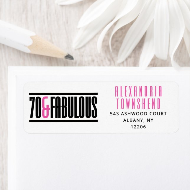 70 & Fabulous Fette, Schicke Typographie 70. Gebur (Insitu)