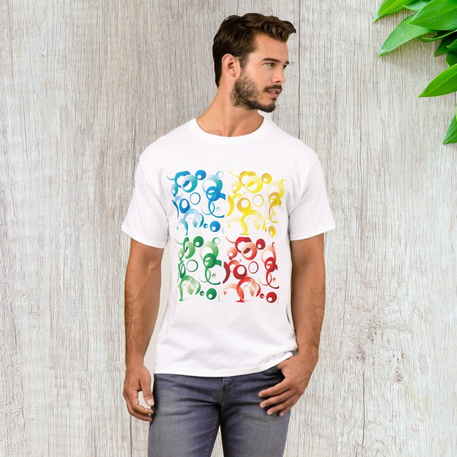 70 Farben und Formen Männer T - Shirt (Von Creator hochgeladen)