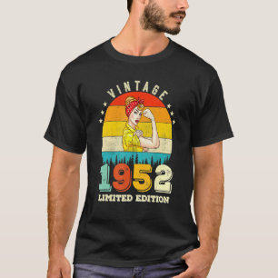 70. Geburtstag 1952 Vintag 70 Jahre alte Frauen T-Shirt