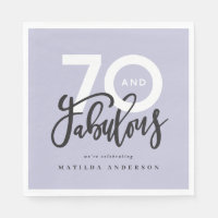 70. Geburtstag, 70 aussehen gut modern