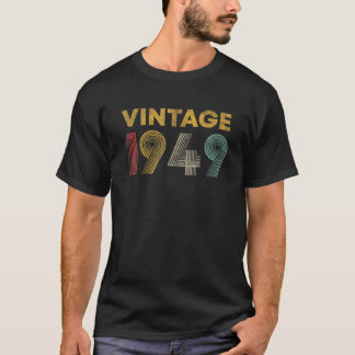 70. Geburtstag 70 Jahre alt 70. Vintager Retro 194 T-Shirt
