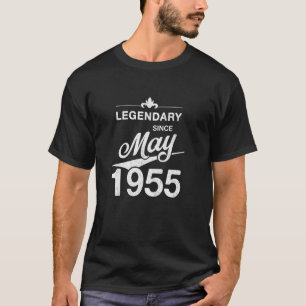 70. Geburtstag 70 Jahre Geboren im Mai 1955 Vintag T-Shirt