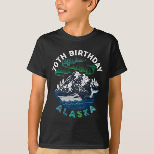 70. Geburtstag Alaska Nordlichter Familienkreuzfah T-Shirt