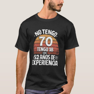 70. Geburtstag auf Spanisch Regalo cumpleanos 70 M T-Shirt