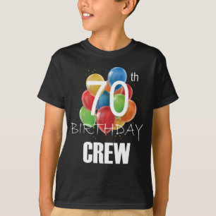 70. Geburtstag Crew 70 Party Crew Group Boy T-Shirt