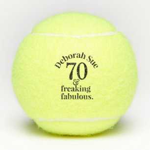 70. Geburtstag Funny Fabulous Personalisiert Tennisbälle