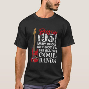 70. Geburtstag - Geboren 1951 I Electric Guitar I  T-Shirt