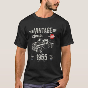 70. Geburtstag Geboren 1955 Vintage Lustig Retro P T-Shirt