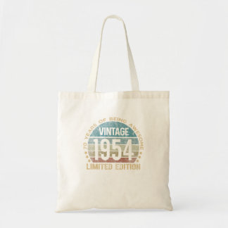 70. Geburtstag Geschenke für 70-Jährige Vintage 19 Tragetasche