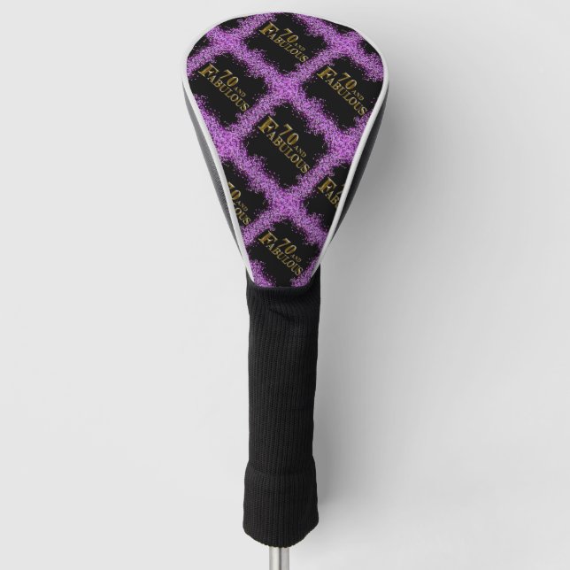 70. Geburtstag Golf Headcover (Vorderseite)