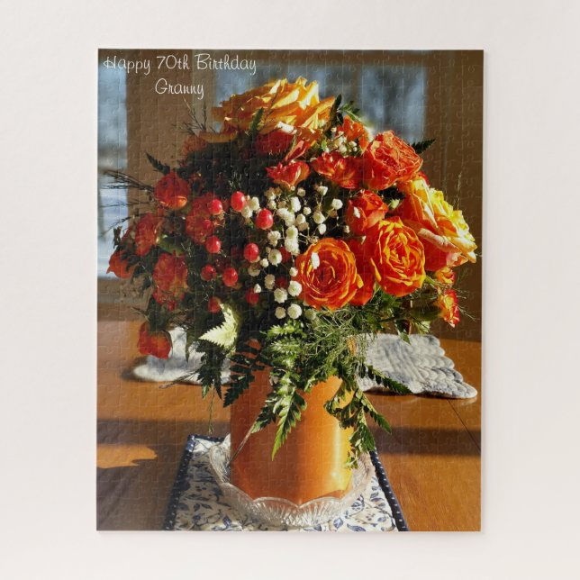 70. Geburtstag Granny. Puzzle (Vertikal)