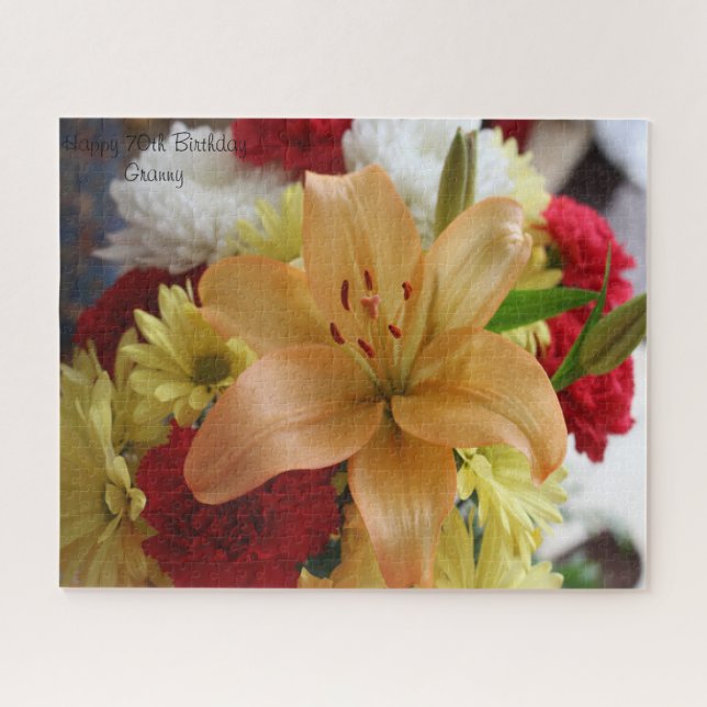 70. Geburtstag Granny. Puzzle (Horizontal)