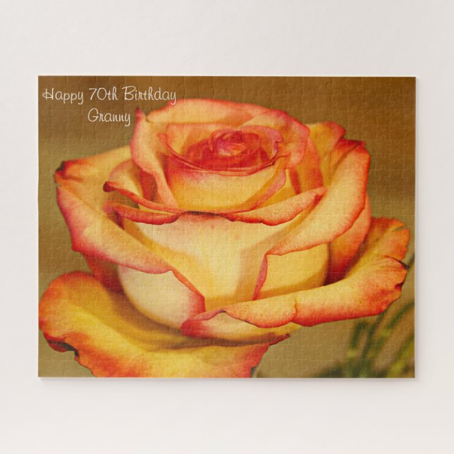 70. Geburtstag Granny. Puzzle (Horizontal)