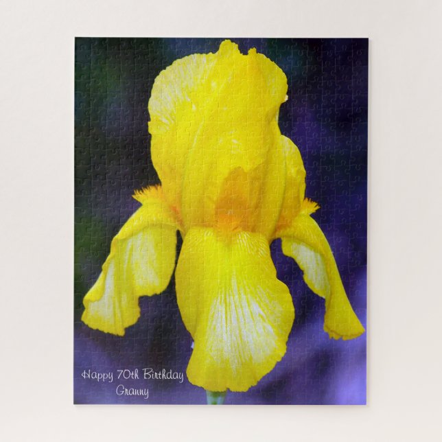 70. Geburtstag Granny. Puzzle (Vertikal)