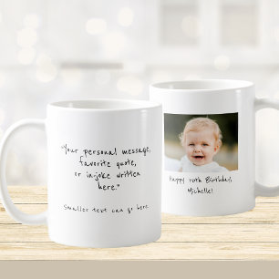 70. Geburtstag individuell gestalteter Kaffee-Bech Kaffeetasse