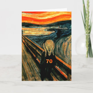 70. Geburtstag Karte