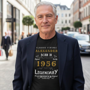 70. Geburtstag Klassisch Vintage 1956 Legendär Sch T-Shirt
